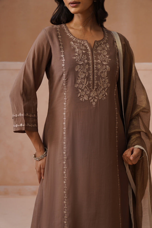 Embroidered Kurta Set