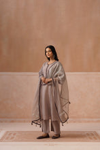 Printed Kurta Set with Organza Dupatta