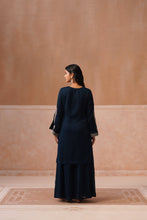 Navy Blue Embroidered Kurta Set