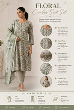 Floral 3Pcs Kurta Set