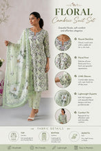Floral Print 3Pcs Kurta Set