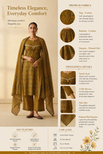 3Pcs Suit with Traditional Charm