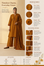 Floral Booti 3Pcs kurta Set with Staight Palazo Pant