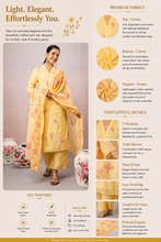 Yellow Straight-Cut Kurta Set